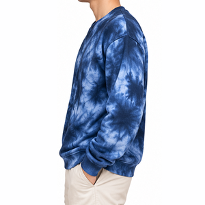 Sweat-shirt Tie-Dye prêt à la vente, en molleton de coton, pour la mode, fourniture de vêtements OEM, coupe minimaliste et confortable, col décontracté, collection pour usage quotidien, commande - Product Image 3