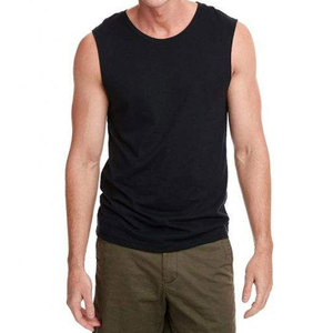 Camiseta sin Mangas Elegante para Hombre, Corte Ajustado, Ropa de Gimnasio con Logotipo Personalizado y Etiqueta Privada, Camiseta Deportiva sin Mangas - Product Image 2