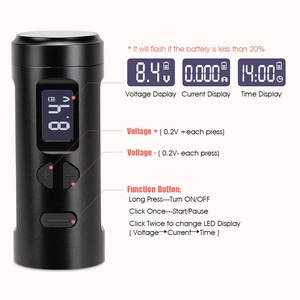 เครื่องสักไร้สาย PMU ปากกา 900mA แบตเตอรี่ในตัว สำหรับสักคิ้ว ปาก และเครื่องสำอางถาวร - Product Image 3