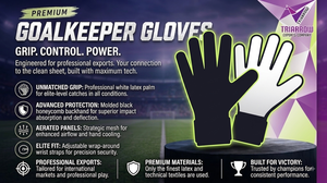 Gants de gardien de but de football professionnels antidérapants et résistants à l'usure, équipement de match en latex, protection pour gardien de but, unisexe - Product Image 6