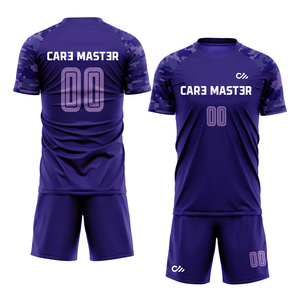 ชุดฟุตบอลแบบกำหนดเอง ชุดยูนิฟอร์มดีไซน์ใหม่ เสื้อฟุตบอลชายราคาถูก แห้งเร็ว ชุดเสื้อฟุตบอลโพลีเอสเตอร์ - Product Image 3