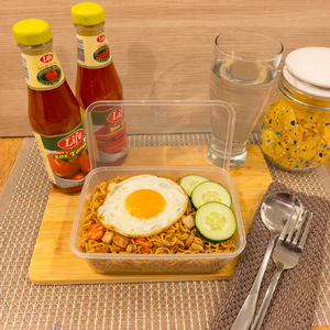 กล่องใส่อาหารพลาสติก PP ขนาด 500 มล. สำหรับไมโครเวฟ พร้อมฝาปิด ใช้แล้วทิ้ง ใช้กับช่องแช่แข็งได้ ย่อยสลายได้ รีไซเคิลได้ ใช้กับเครื่องล้างจานได้ ใช้กับเตาอบได้ - Product Image 2