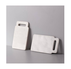 Utensilio de Cocina de Primera Calidad, Tabla de Cortar para Verduras y Frutas, Mármol Natural Sostenible, Cuadrada, 1.5 cm de Grosor, Apta para Lavavajillas - Product Image 1