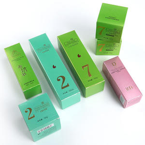 Caja de Embalaje para Productos de Cuidado de la Piel, Papel Especial, Personalizada, Ecológica, con Logotipo en Lámina Dorada, Fabricación OEM - Product Image 4