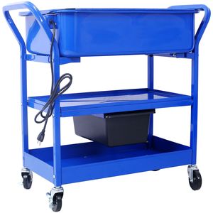 Lavatrice Mobile per Parti Auto Resistente da 20 Galloni con Soluzioni di Pulizia a Base d'Acqua - Product Image 5