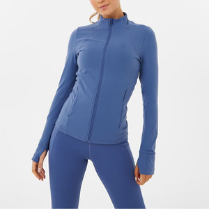 Ensemble de yoga 3 pièces pour femmes, vêtements de sport à manches longues, veste de fitness, haut de sport pour femmes grandes tailles, leggings de yoga style actif - Product Image 3