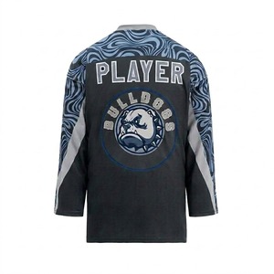 Maillot de hockey sur glace unisexe de qualité supérieure, design personnalisé, sublimation, imperméable, respirant, vêtements de sport - Product Image 2