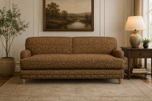 50% off Classic Upholstered <b>Sofa</b> Bed Premium Fabric Living Room <b>Sofa</b> with Solid <b>Wood</b> Legs <b>for</b> Villa & Workshop Use - Product Image 4