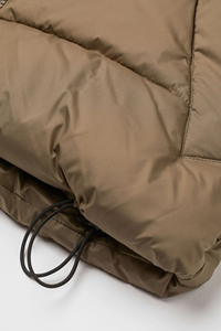 Custom Embroidery Men Winter Nylon Ripstop Puffer <b>Jacket</b> Hooded Windproof <b>Waterproof</b> <b>Warm</b> Lightweight Quilted <b>Jacket</b> Manufacture - Product Image 5