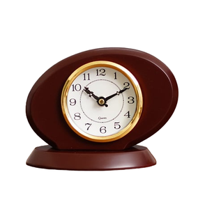 Tabletop Metal Desk <b>Clock</b> For Office Reception Desk With Elegant Design And Professional Decorative Appearance - Product Image 6