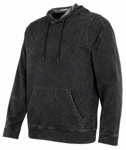 Sudadera con Capucha para Hombre SINEWY SPORTS, Lavado Ácido, Corte Regular, Estilo Urbano, 100% Poliéster Fleece, Diseño Personalizado Impreso y Bordado, Color Negro - Product Image 2