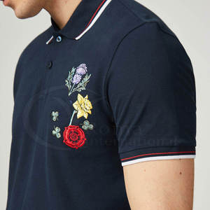 Camiseta Polo con Logotipo Personalizado Bordado, 100% Algodón, Manga Corta, Casual, para Hombre, Fabricante OEM - Product Image 5