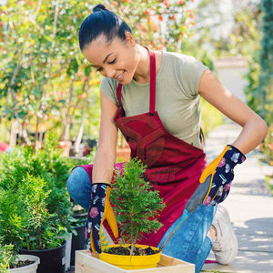 Gants de jardinage avec doublure douce et forte adhérence pour l'entretien du jardin, gants de travail de jardinage de protection - Product Image 4