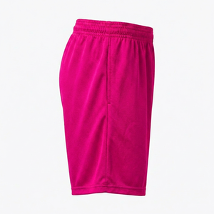 100% High Quality <b>Men</b> <b>Pink</b> Sport <b>Shorts</b> Elastic Waist Quick Dry Heat-Transfer Logo Print Performance Training Gear - Product Image 3