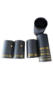 32*50mm petek logo üst Pvc isı Shrink kapsül için altın damga logosu ile zeytinyağı/hindistan cevizi yağı şişe - Product Image 5