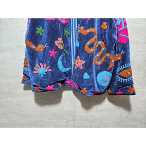 Wholesale Velvet <b>Jacket</b> Snake Embroidery <b>Jacket</b> Coat Hand Stitch Suzani <b>Jacket</b> With Two Side Pocket Boho Chic <b>Jacket</b> Women's - Product Image 5