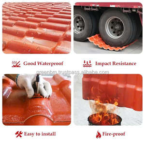 Tôles de toiture en plastique ASA vietnamien à 4 couches, anti-corrosion, largeur 1070 mm, PVC, longueur personnalisée, matériaux de maçonnerie, plaque de toiture - Product Image 2