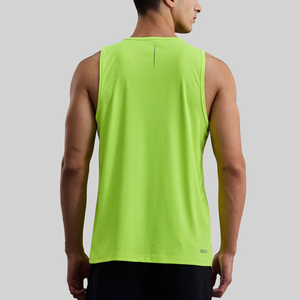 Solid Color Breathable Tank Top Custom Logo Ribbed Vests Knitted Fitness Gym Stringer <b>Singlet</b> <b>for</b> <b>Men</b> training workout session - Product Image 4