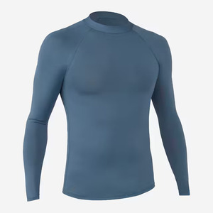Nouveaux designs de rashguards pour hommes, logo/couleur personnalisés, respirants, confortables, haute qualité, anti-rides, en promotion. - Product Image 3