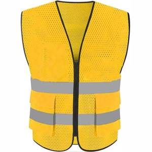 Chaleco de Seguridad Reflectante de Alta Visibilidad Personalizado al por Mayor, ANSI Clase 1, con LED Intermitente, Ropa de Trabajo de Invierno, Impermeable, para Exteriores - Product Image 5