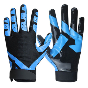Adjustable Full-Finger <b>Silicone</b> Sports <b>Gloves</b> for Men Women Breathable Anti-Slip Rugby American Football <b>Gloves</b> Wristband - Product Image 2