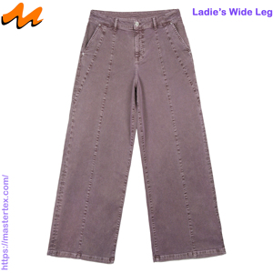 Pantalones Vaqueros Anchos de Cintura Alta para Mujer, Estampados, Holgados, Transpirables, Sostenibles, Hechos con Algodón BCI y Reciclado, para Invierno, a 8.99 - Product Image 1