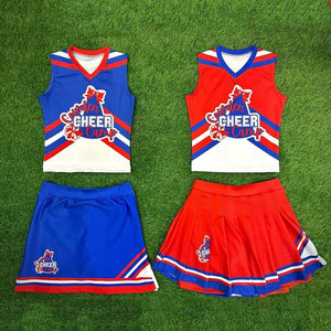 Uniformes de cheerleading personnalisés, vêtements de sport, sublimation, uniformes d'équipe de cheerleading, impression personnalisée du nom de l'équipe, du logo et du numéro, qualité supérieure - Product Image 4