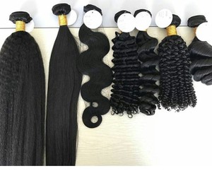Mèches de cheveux humains vierges indiens bruts, alignées sur la cuticule, lisses et ondulées, non traitées, pour tissage – Fournisseurs de cheveux vierges bruts - Product Image 2
