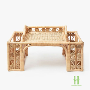 BEST PRICE Handmade Rattan Console <b>Table</b> Sustainable Natural Wicker Furniture for Entryway Living Room and Hotel <b>Decor</b> - Product Image 3