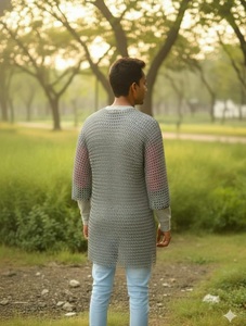 Private Labelling <b>Medieval</b> Chainmail Armor Replica For Historical Reenactment <b>Costume</b> Theater Performance Festival Decoration - Product Image 1
