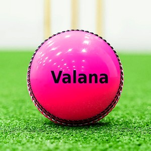 Balle de cricket en cuir rose, cousue à la main, balle d'entraînement, logo personnalisé, balle de pratique - Product Image 4