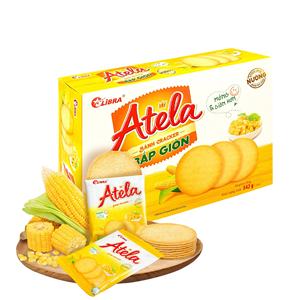Crisp Charm Atela Corn Crispy Crackers 342G Salty Sweet Sachet Box - Product Image 1