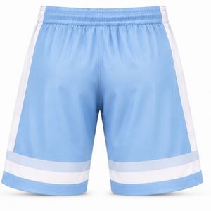 Men Light Blue Sublimated Ice Hockey Set Jersey Shorts Polyester Striped <b>Athletic</b> Sports Uniform Match Wear Apparel - Product Image 6