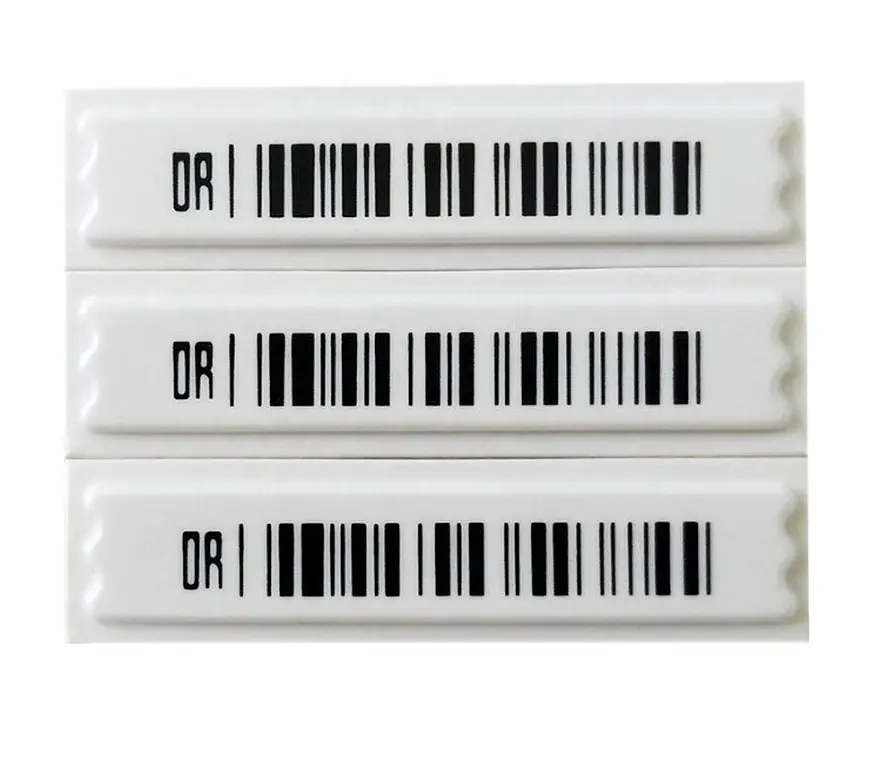 Système d'alarme AM 58Khz AM DR Soft Label EAS Plastic DR Barcode Labels Adhésif antivol Soft Sticker DR EAS AM Label