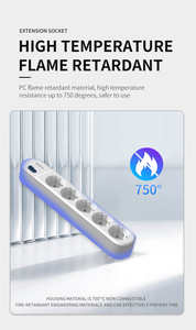 Volet de sécurité adapté au lieu de travail, à la maison et en voyage, de haute qualité, type européen OEM, série VEGA, rallonges électriques. - Product Image 2