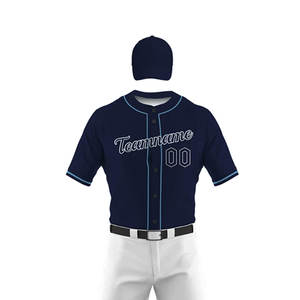 Uniformes de Béisbol Personalizados de Manga Corta con Logotipo Personalizado, Fabricación Profesional en Grandes Cantidades, Ropa de Equipo - Product Image 5