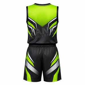 Vente flash : uniforme de basket-ball personnalisé avec le nom de votre équipe, en polyester, respirant et à séchage rapide, pour adultes - Product Image 2