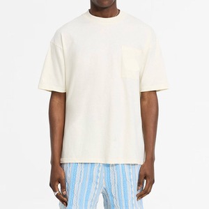 Camisetas Unisex 100% Algodón 180gsm con Logotipo Personalizado, Camiseta Lisa Teñida de Alta Calidad para Hombre, Patrón Sólido, Tejido de Tela - Product Image 5