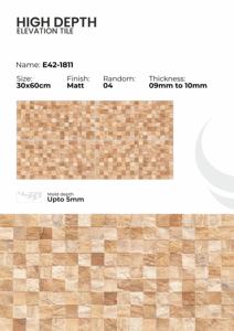 . Azulejos de Porcelana de Lujo 300x600mm Acabado Mate, Azulejos de Cerámica Elegantes para Paredes y Pisos, para Interiores y Exteriores Modernos - Product Image 2