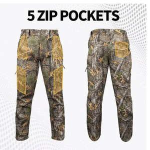 Pantalones de Caza para Hombre, Impermeables, Resistentes al Viento, Cálidos, Transpirables, Aislantes, con Camuflaje - Product Image 3