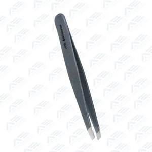 Pinces à épiler professionnelles en acier à pointe inclinée, pointue et plate, gamme complète, instruments de beauté, vente en gros - Product Image 3