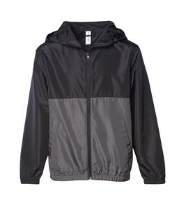Veste coupe-vent à col zippé OEM, veste coupe-vent imperméable de sport avec capuche, veste décontractée pour homme, veste matelassée pour l'extérieur avec capuche - Product Image 1