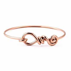 Adjustable Copper Bangle <b>Bracelet</b> Handmade Ethnic Jewelry for <b>Women</b> Metal Crafts - Product Image 1
