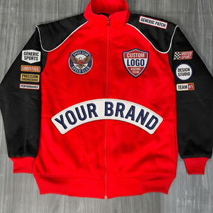 Chaquetas de Motociclismo de Algodón Vintage para Hombre, Bordadas y Acolchadas, de Alta Calidad, Personalizadas, OEM, en Oferta - Product Image 3