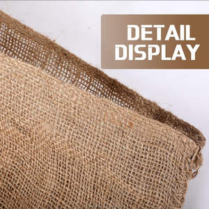 กระสอบป่านลายดิบแบบเป็นมิตรกับสิ่งแวดล้อม สำหรับกั้นน้ำป้องกันน้ำท่วม ขนาด 14" x 26" พร้อมเชือกผูก สำหรับย้ายบ้าน - Product Image 4