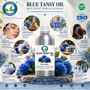 Aceite Esencial Puro de Tansy Azul, 1KG, Tanacetum Annuum, Aceite Botánico Natural, Suministro al por Mayor para Fabricación B2B - Product Image 6