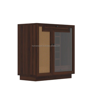 Mueble Bar para Vinos de Madera Maciza Bellamente Elaborado, Espacio de Almacenamiento, Diseño Moderno y Antiguo, Herrajes de Acero Inoxidable, Tamaño Personalizable - Product Image 3