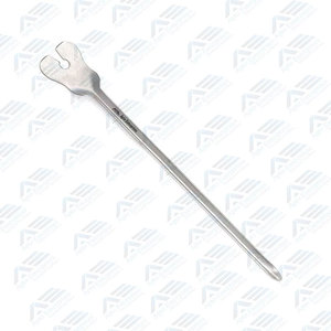 Sonde manuelle en acier inoxydable de 5 pouces pour la détongueure, instrument chirurgical certifié CE, pour professionnels dentaires, avec pointe rainurée - Product Image 4