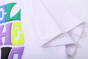 เสื้อยืดฟลีซทรงบ็อกซี่แบบสปอร์ต ผลิตตามสั่ง เป็นมิตรกับสิ่งแวดล้อม ผลิตจากโพลีเอสเตอร์/คอตตอน เนื้อหนา ไซส์พลัส แขนสั้น ใส่ได้ทั้งชายและหญิง - Product Image 5