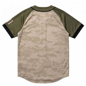 Camiseta de Béisbol Sublimada Personalizada para Equipos, Anti-Pilling, de Secado Rápido, Tejido de Malla Transpirable, Sublimación Completa, Ropa Deportiva - Product Image 3